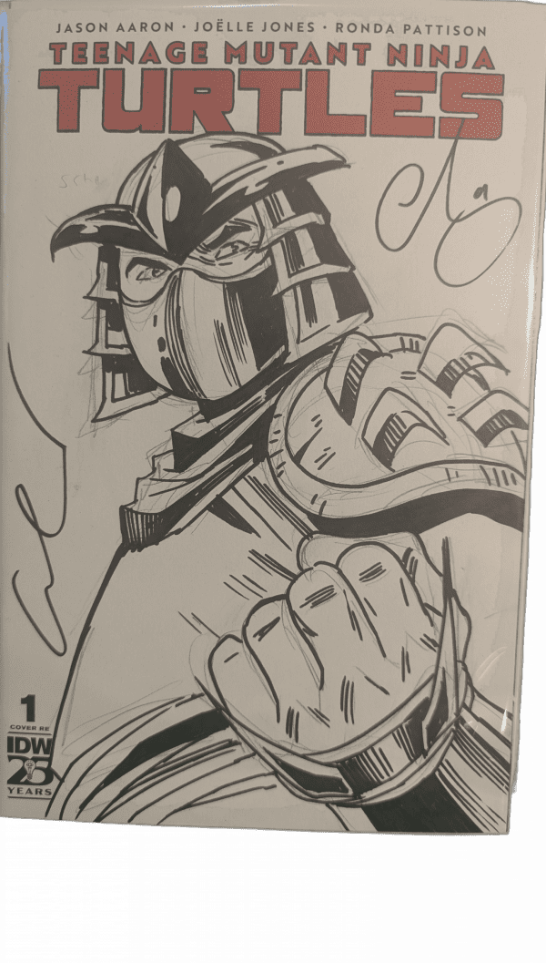 TMNT Shredder Original Sketch - Isaac + Esau Escorza 7/27/24 ( DOUBLE SIGNED)
